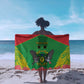 Personalized Afro Sao Tome and Principe Sarong Coat Of Arms - African Pattern