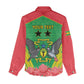 Personalized Afro Sao Tome and Principe Women Casual Shirt Coat Of Arms - African Pattern LT15