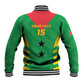 Sao Tome and Principe Football Custom Baseball Jacket Sporty Style - Green Color