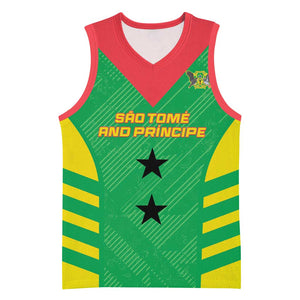 Sao Tome and Principe Football Custom Basketball Jersey Sporty Style - Green Color - African Pride