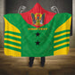 Sao Tome and Principe Football Custom Hooded Blanket Sporty Style - Green Color