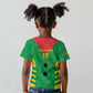 Sao Tome and Principe Football Custom Kid T shirt Sporty Style - Green Color