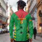 Sao Tome and Principe Football Custom Long Sleeve Button Shirt Sporty Style - Green Color