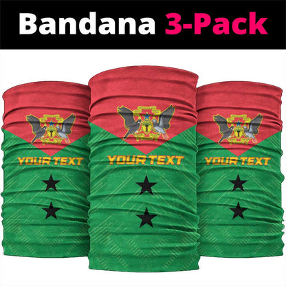Sao Tome and Principe Football Custom Neck Gaiter Sporty Style - Green Color LT15