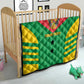 Sao Tome and Principe Football Custom Quilt Sporty Style - Green Color