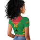 Sao Tome and Principe Football Custom Raglan Cropped T shirt Sporty Style - Green Color