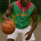 Sao Tome and Principe Football Custom Sleeveless Zip Hoodie Sporty Style - Green Color - African Pride