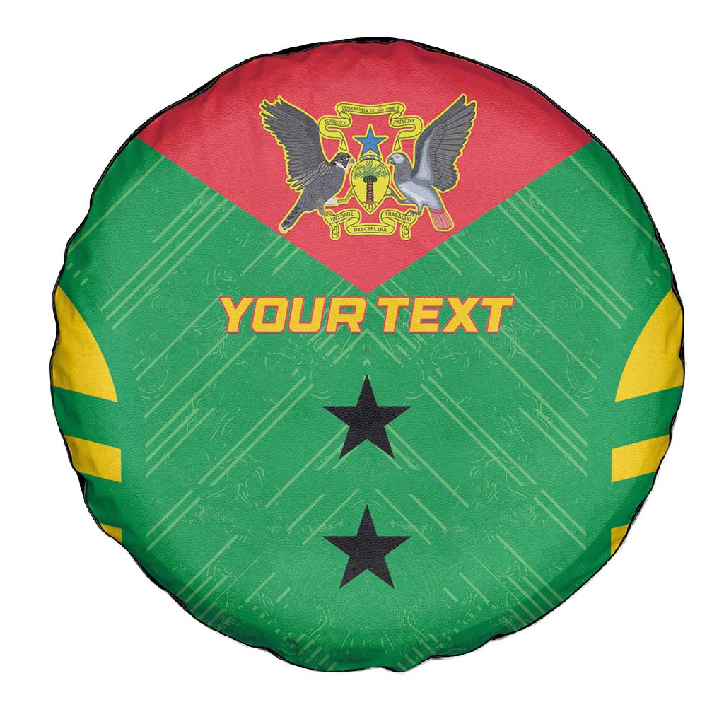 Sao Tome and Principe Football Custom Spare Tire Cover Sporty Style - Green Color