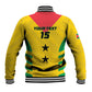 Sao Tome and Principe Football Custom Baseball Jacket Sporty Style - Yellow Color