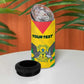 Sao Tome and Principe Football Custom 4 in 1 Can Cooler Tumbler Sporty Style - Yellow Color