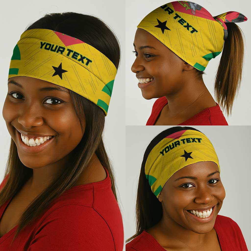 Sao Tome and Principe Football Custom Neck Gaiter Sporty Style - Yellow Color LT15