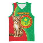 Personalized Mauritania Basketball Jersey Felis Lybica - Islamic Mix African Pattern - African Pride