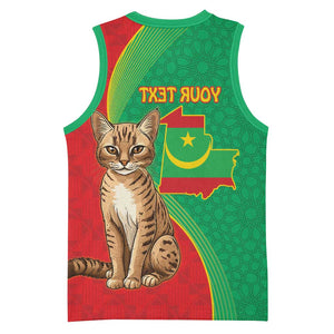 Personalized Mauritania Basketball Jersey Felis Lybica - Islamic Mix African Pattern - African Pride