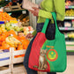 Personalized Mauritania Grocery Bag Felis Lybica - Islamic Mix African Pattern