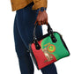 Personalized Mauritania Shoulder Handbag Felis Lybica - Islamic Mix African Pattern