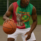 Personalized Mauritania Sleeveless Hoodie Felis Lybica - Islamic Mix African Pattern - African Pride