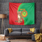 Personalized Mauritania Tapestry Felis Lybica - Islamic Mix African Pattern
