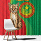 Personalized Mauritania Window Curtain Felis Lybica - Islamic Mix African Pattern