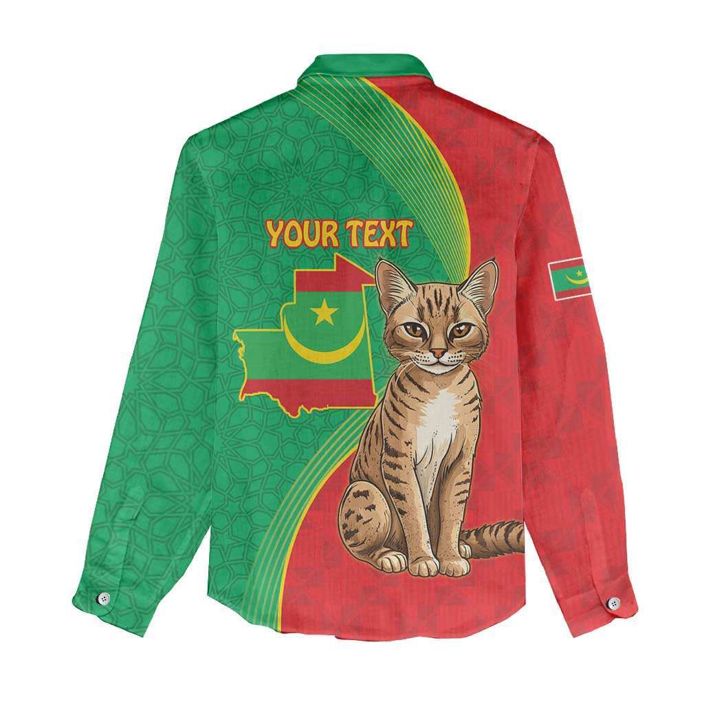 Personalized Mauritania Women Casual Shirt Felis Lybica - Islamic Mix African Pattern LT15