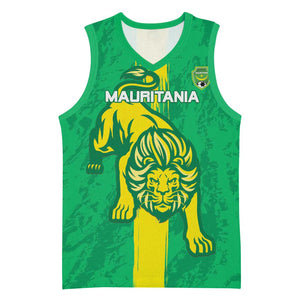 Custom Mauritania Football Basketball Jersey Go Lions of Chinguetti - African Pride