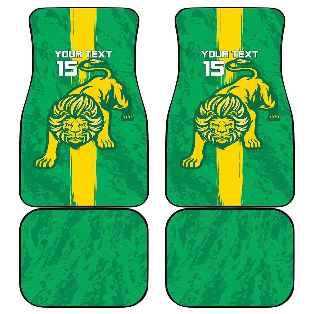 Custom Mauritania Football Car Mats Go Lions of Chinguetti