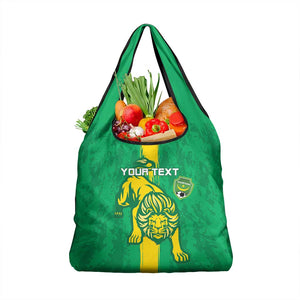Custom Mauritania Football Grocery Bag Go Lions of Chinguetti