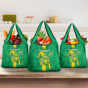 Custom Mauritania Football Grocery Bag Go Lions of Chinguetti