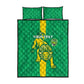 Custom Mauritania Football Quilt Bed Set Go Lions of Chinguetti