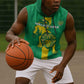 Custom Mauritania Football Sleeveless Hoodie Go Lions of Chinguetti - African Pride