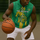Custom Mauritania Football Sleeveless Zip Hoodie Go Lions of Chinguetti - African Pride