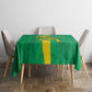 Custom Mauritania Football Tablecloth Go Lions of Chinguetti