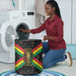 Legend Reggae Marley Football Laundry Basket Rasta Lion