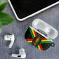 Legend Reggae Marley Football AirPods Case Rasta Lion