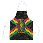 Legend Reggae Marley Football Apron Rasta Lion
