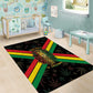 Legend Reggae Marley Football Area Rug Rasta Lion
