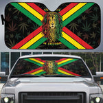 Legend Reggae Marley Football Auto Sun Shade Rasta Lion