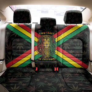 Legend Reggae Marley Football Back Car Seat Cover Rasta Lion