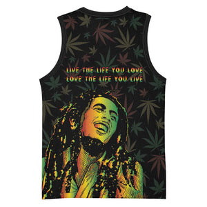 Legend Reggae Marley Football Basketball Jersey Rasta Lion