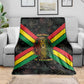 Legend Reggae Marley Football Blanket Rasta Lion