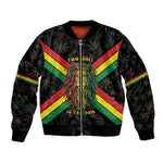 Legend Reggae Marley Football Bomber Jacket Rasta Lion