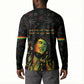 Legend Reggae Marley Football Button Sweatshirt Rasta Lion