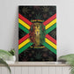 Legend Reggae Marley Football Canvas Wall Art Rasta Lion