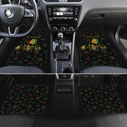 Legend Reggae Marley Football Car Mats Rasta Lion