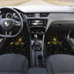 Legend Reggae Marley Football Car Mats Rasta Lion