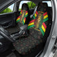 Legend Reggae Marley Football Car Seat Cover Rasta Lion