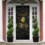 Legend Reggae Marley Football Door Cover Rasta Lion