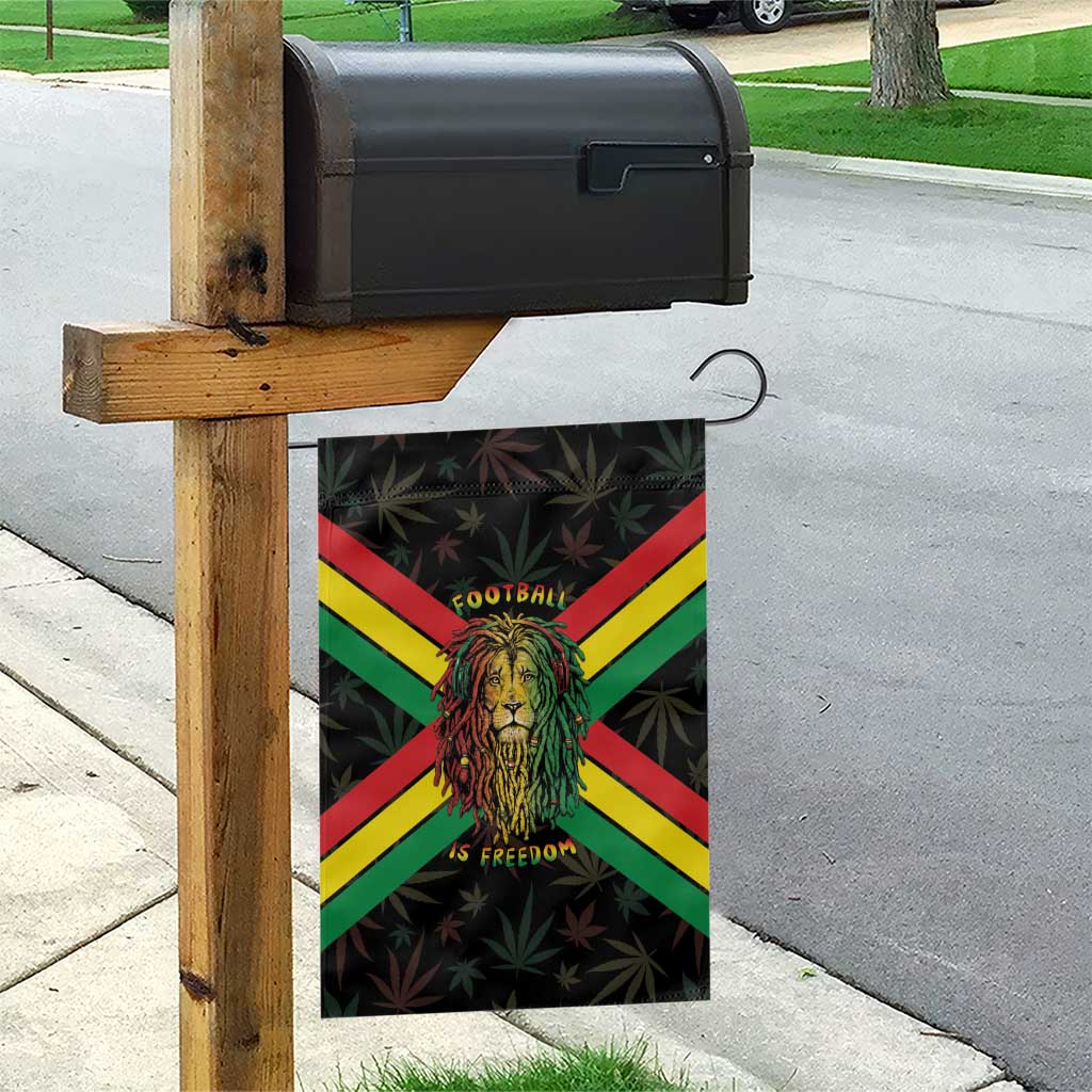 Legend Reggae Marley Football Garden Flag Rasta Lion