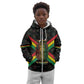 Legend Reggae Marley Football Kid Hoodie Rasta Lion