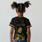Legend Reggae Marley Football Kid T shirt Rasta Lion