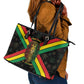 Legend Reggae Marley Football Leather Tote Bag Rasta Lion